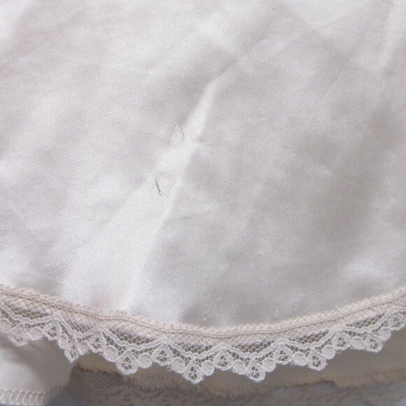 Vintage 80s Maidenform Something Special Ivory Satin & Lace Cami Tank Top 32 💰 - Picture 5 of 6